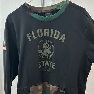 Nike Florida State black and camo sweatshirt